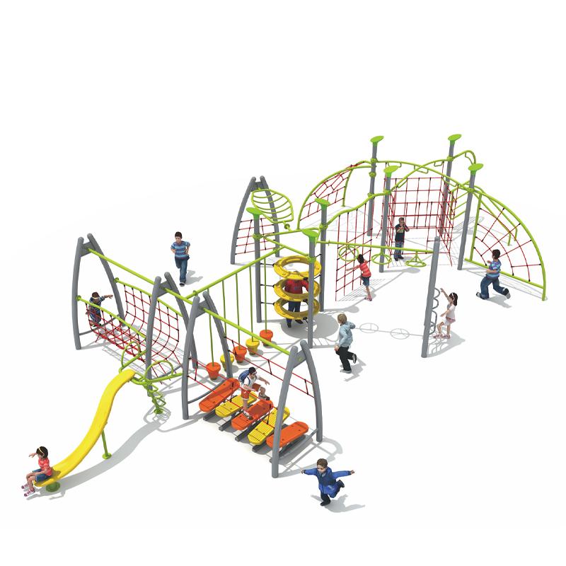 Outdoor children's rope net climbing equipment for kindergartensBL-SWN017