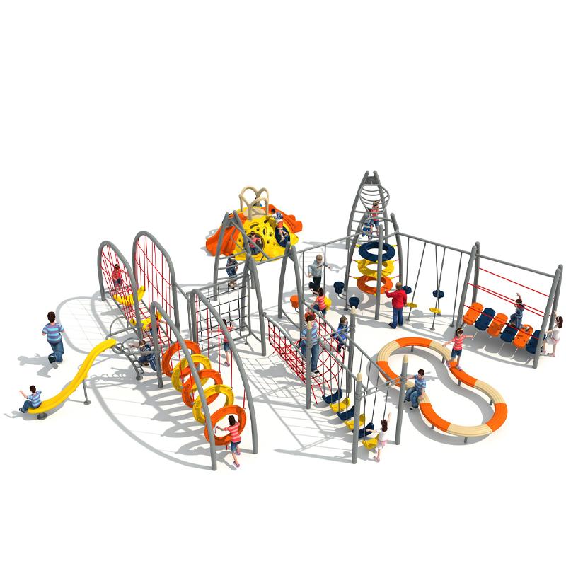 Outdoor playground equipment for children in the parkBL-SWN021