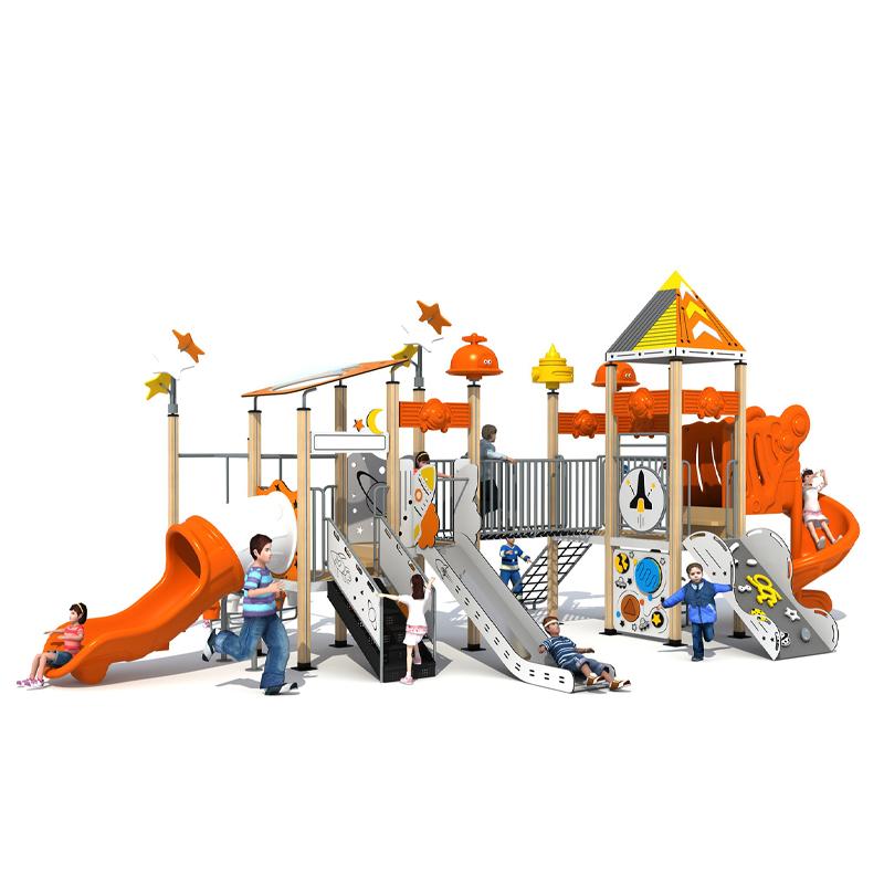 Dreamy and Colorful Series Park Outdoor Combination slideBL-LSM006