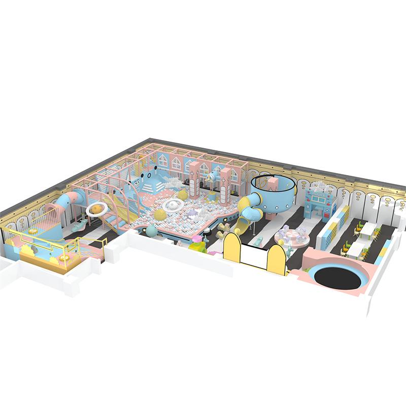 Indoor playground equipment in shopping malls