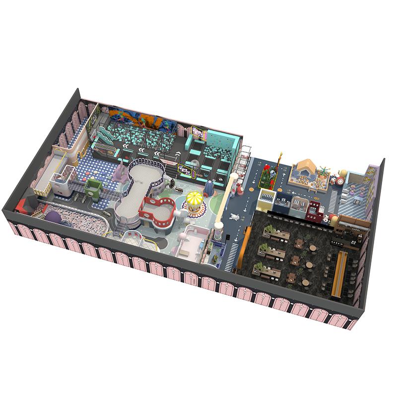 Indoor children's playground equipment