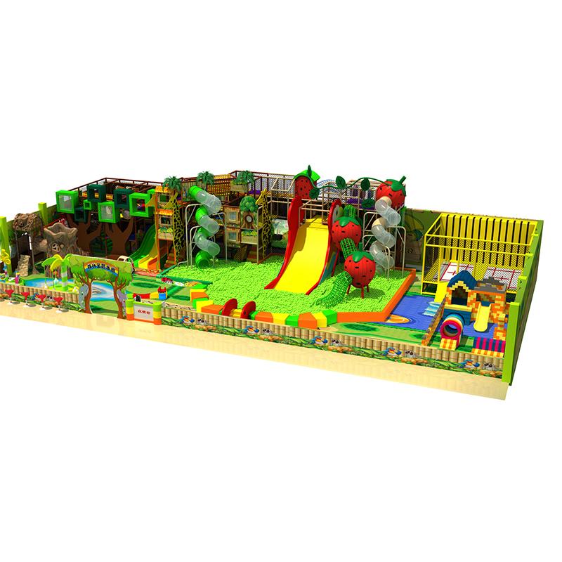 Forest-themed indoor amusement park
