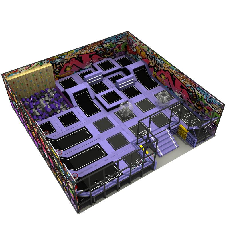 Indoor trampoline park