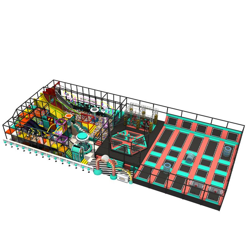 Indoor amusement park super trampoline