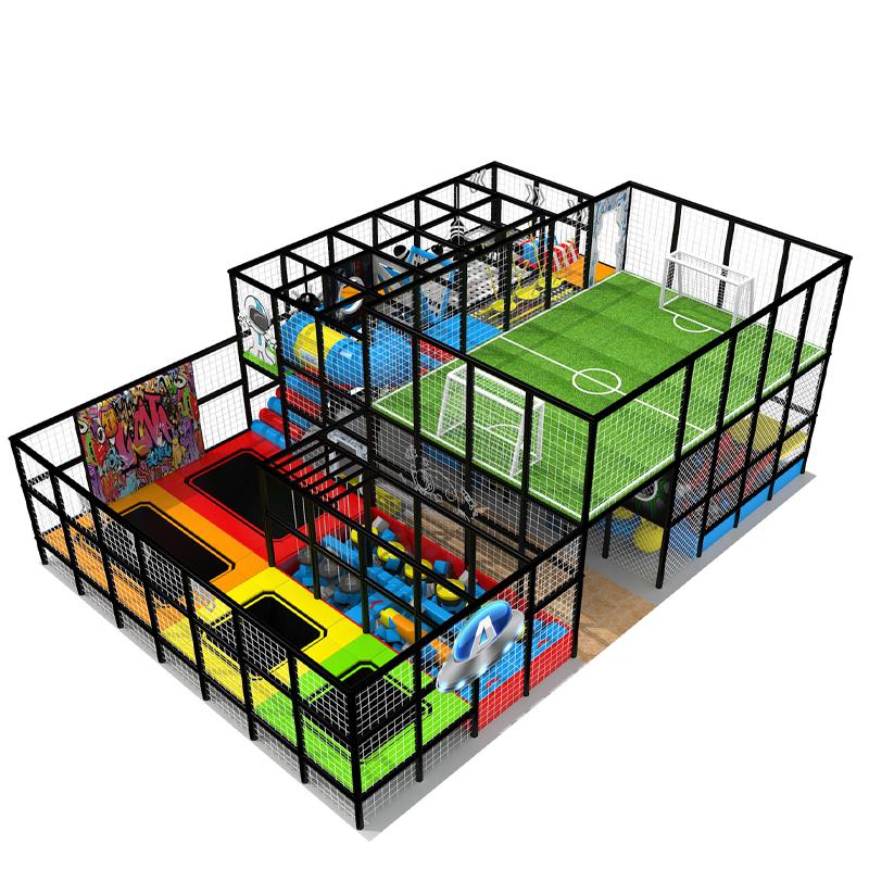 Indoor trampoline park