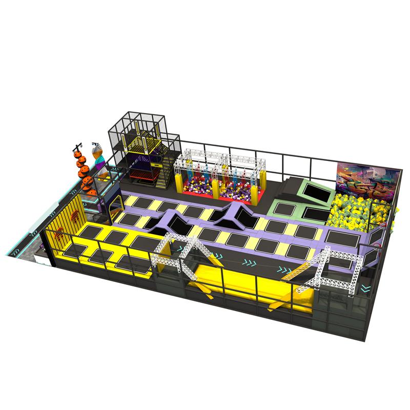 Indoor amusement park and large trampoline park