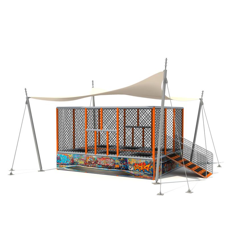 Children's outdoor trampoline