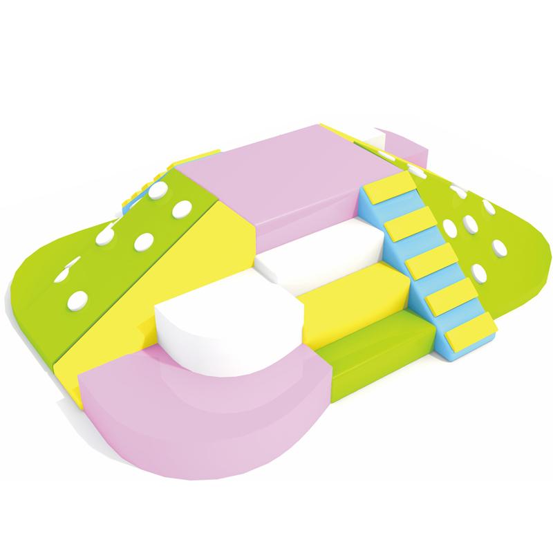 Soft packaging combination for indoor amusement parks