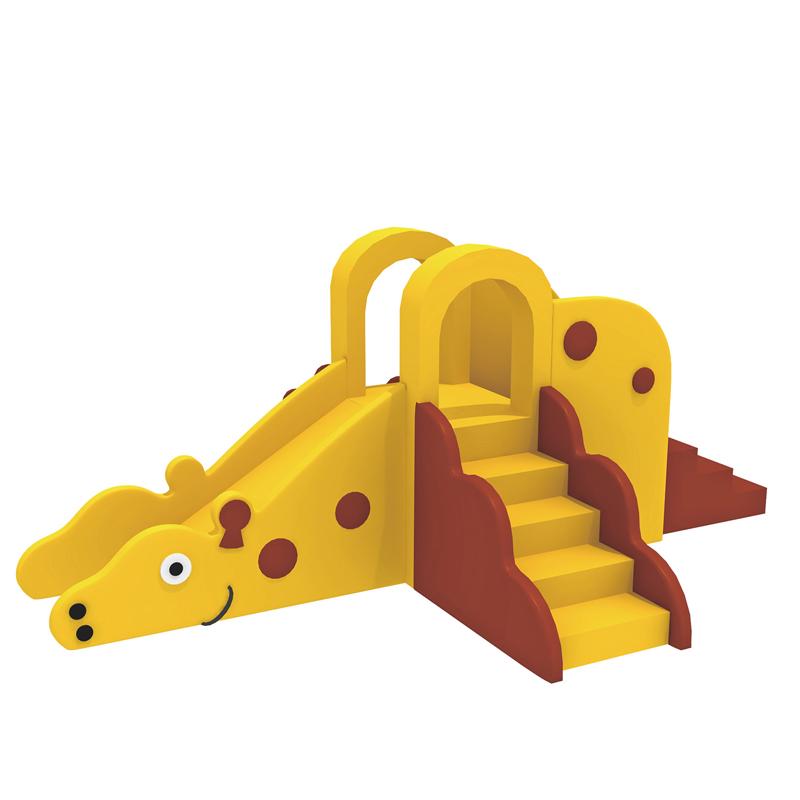 Indoor soft-padded slide
