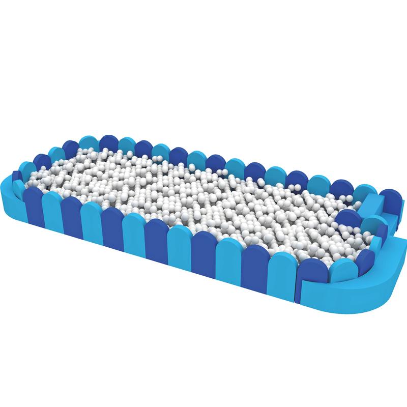 Indoor soft-padded ball pool