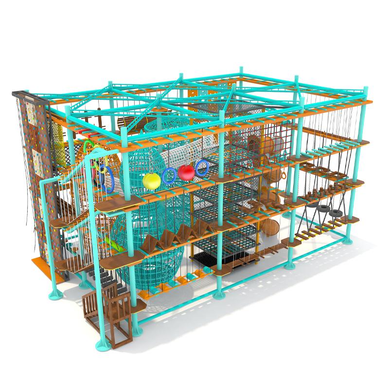 Indoor playground equipment in shopping malls