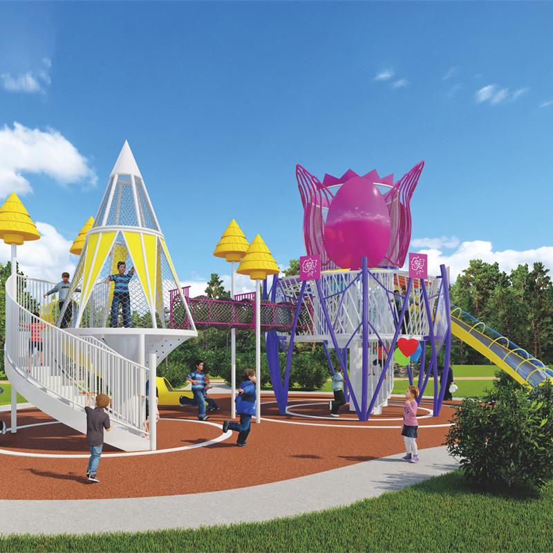 Customized outdoor non-standard children's playground equipment