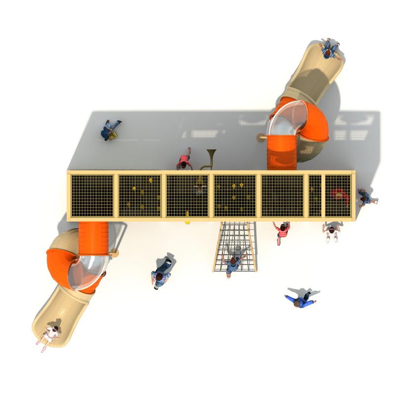Outdoor high-end amusement equipment, large children's slides 