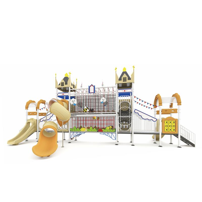 Customized high-end amusement equipment for residential areas - children's combination slides 