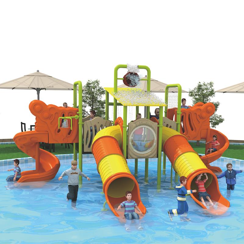 Water park combination slide