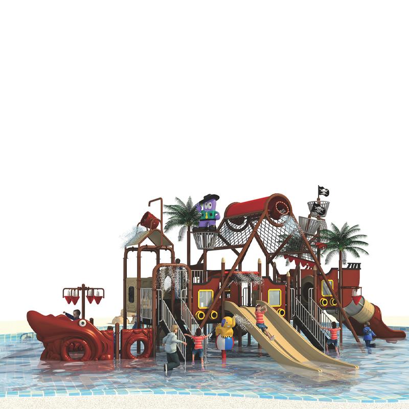 Water park combination slide