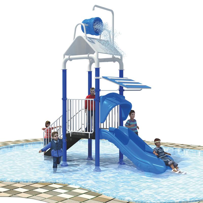 Small water children's slide