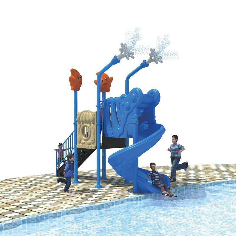 Small water park slides