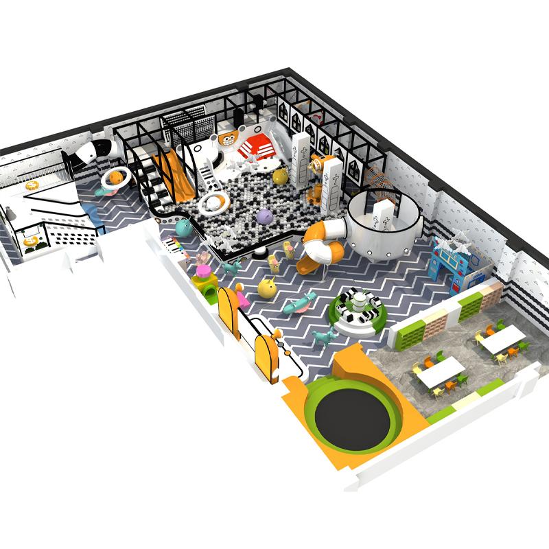Indoor children's playground equipment