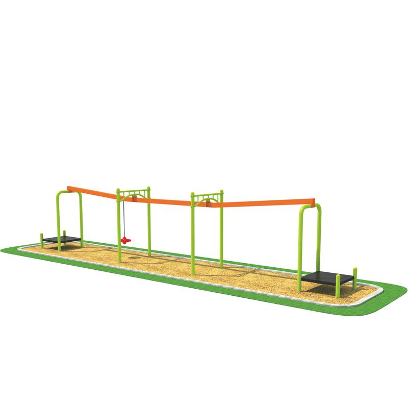 Children's outdoor zip line