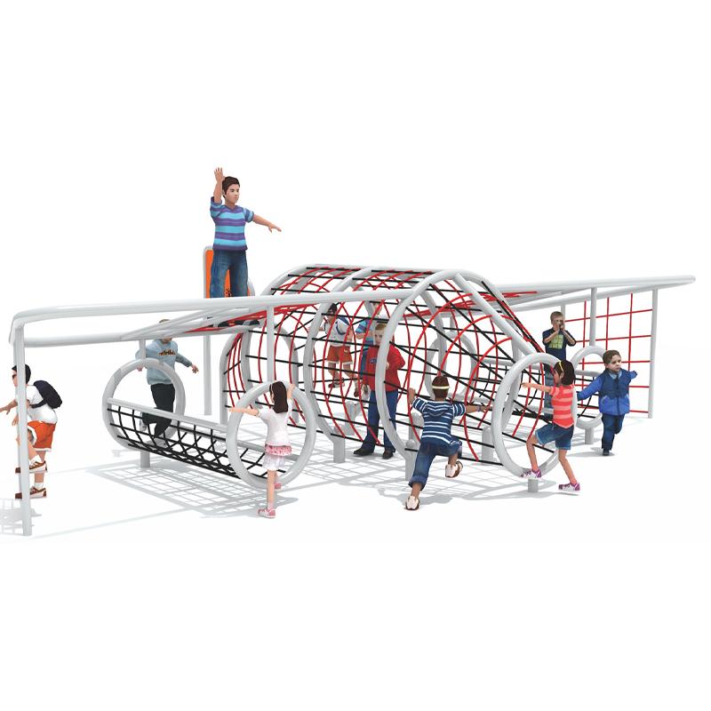 Customized aircraft climbing frames for park communities