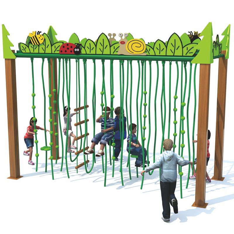 Outdoor children's climbing frame for kindergartens