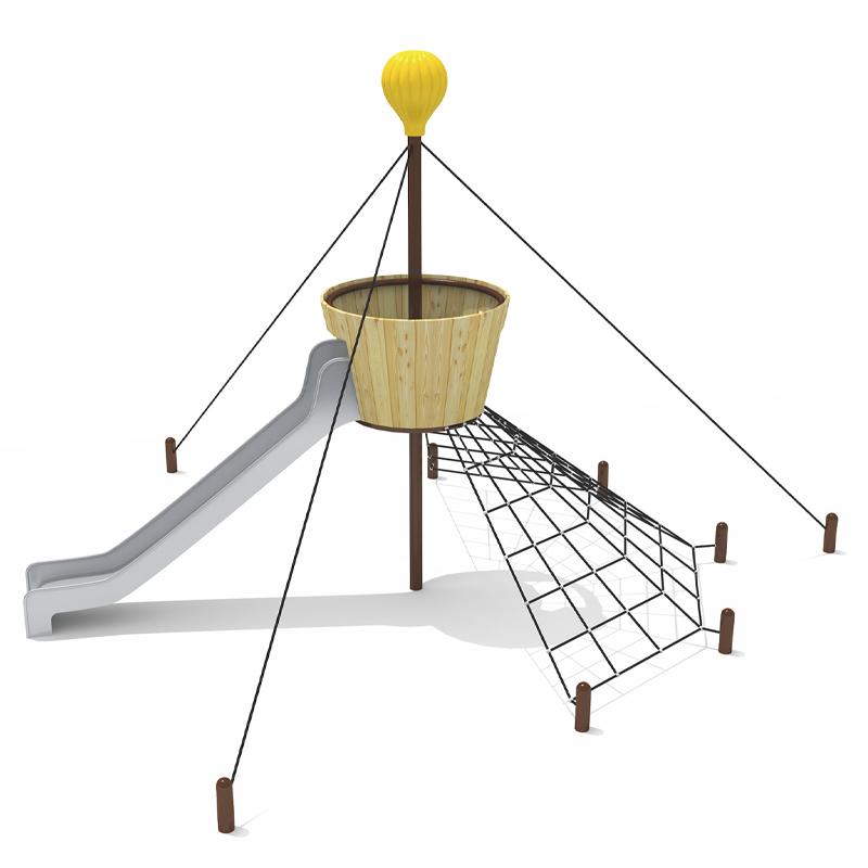 Outdoor climbing nets for kindergartens