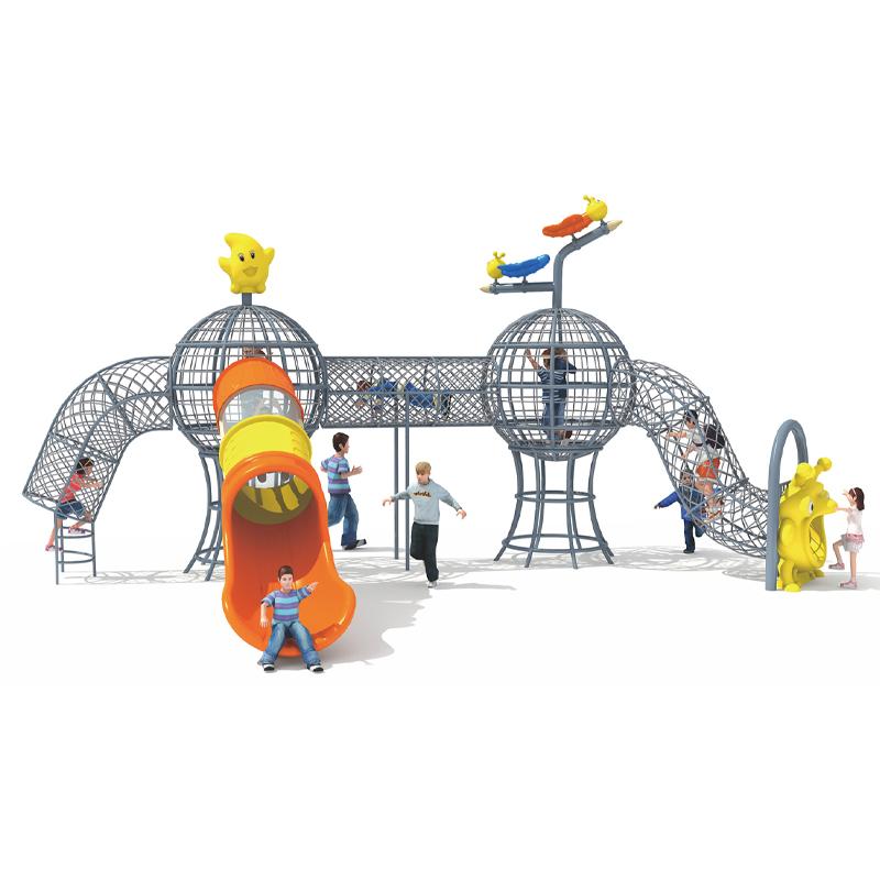 Kindergarten rope net drilling hole combination