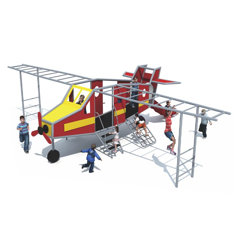 公园户外飞机滑梯