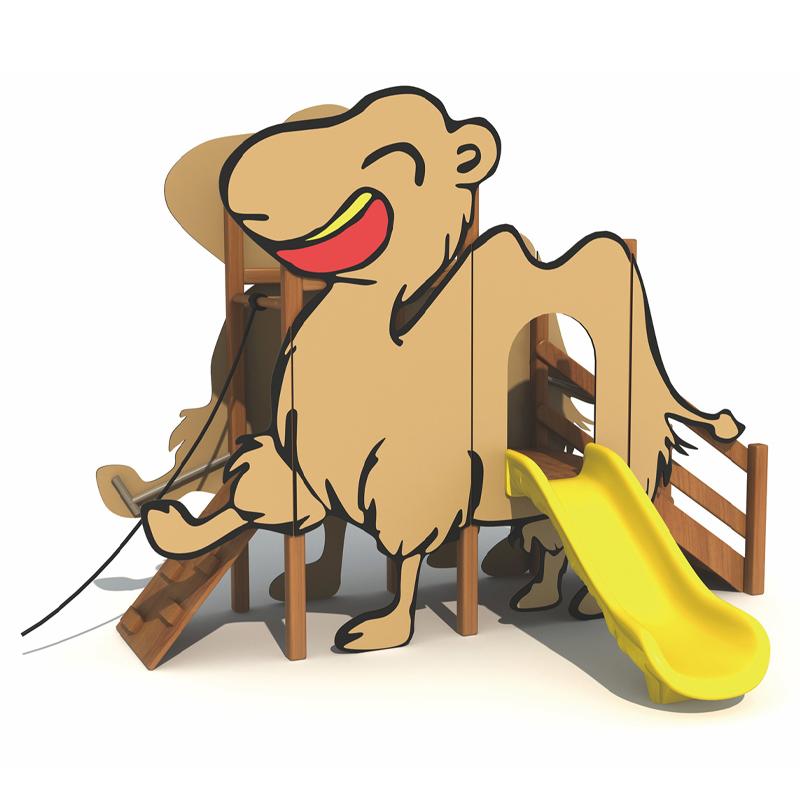 Outdoor children's combination slide