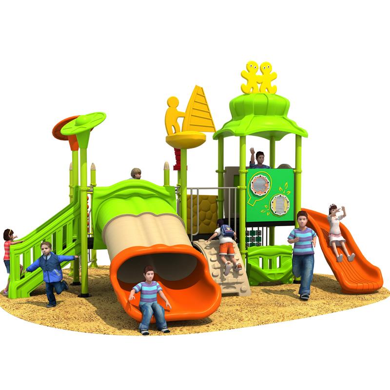 Outdoor small children's combination slide