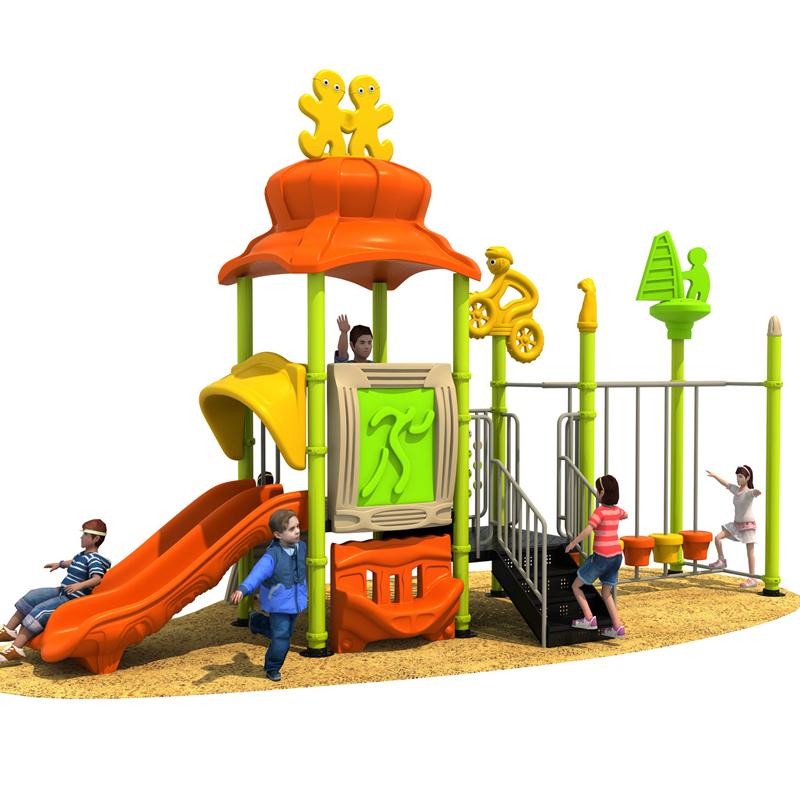 Outdoor small children's slide