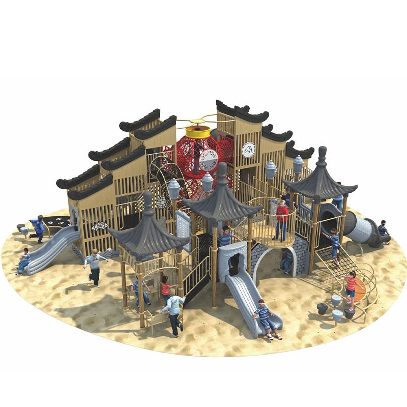 中国风系列儿童户外组合滑梯