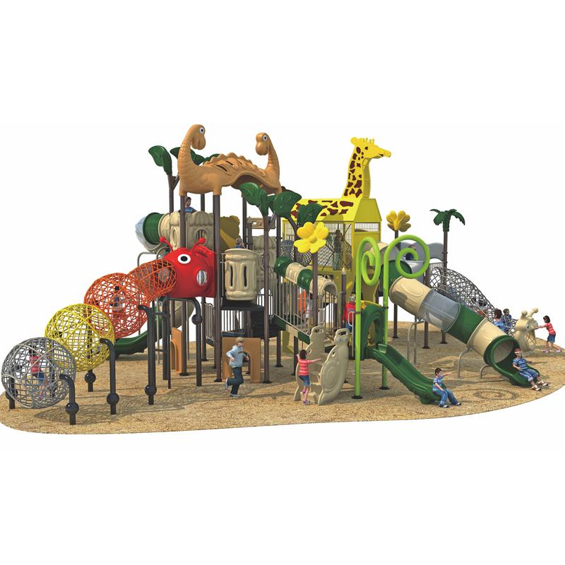 Animal World series outdoor large-scale combination slides