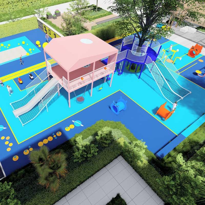 Dongguan New Century Yilong Xuan: Custom Case of All-Age Friendly Children's Playground