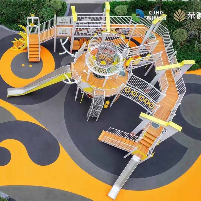 Bozhou Jiantou Oriental Mansion Yunzhu | High-End Community Custom Non-Powered Playground Case
